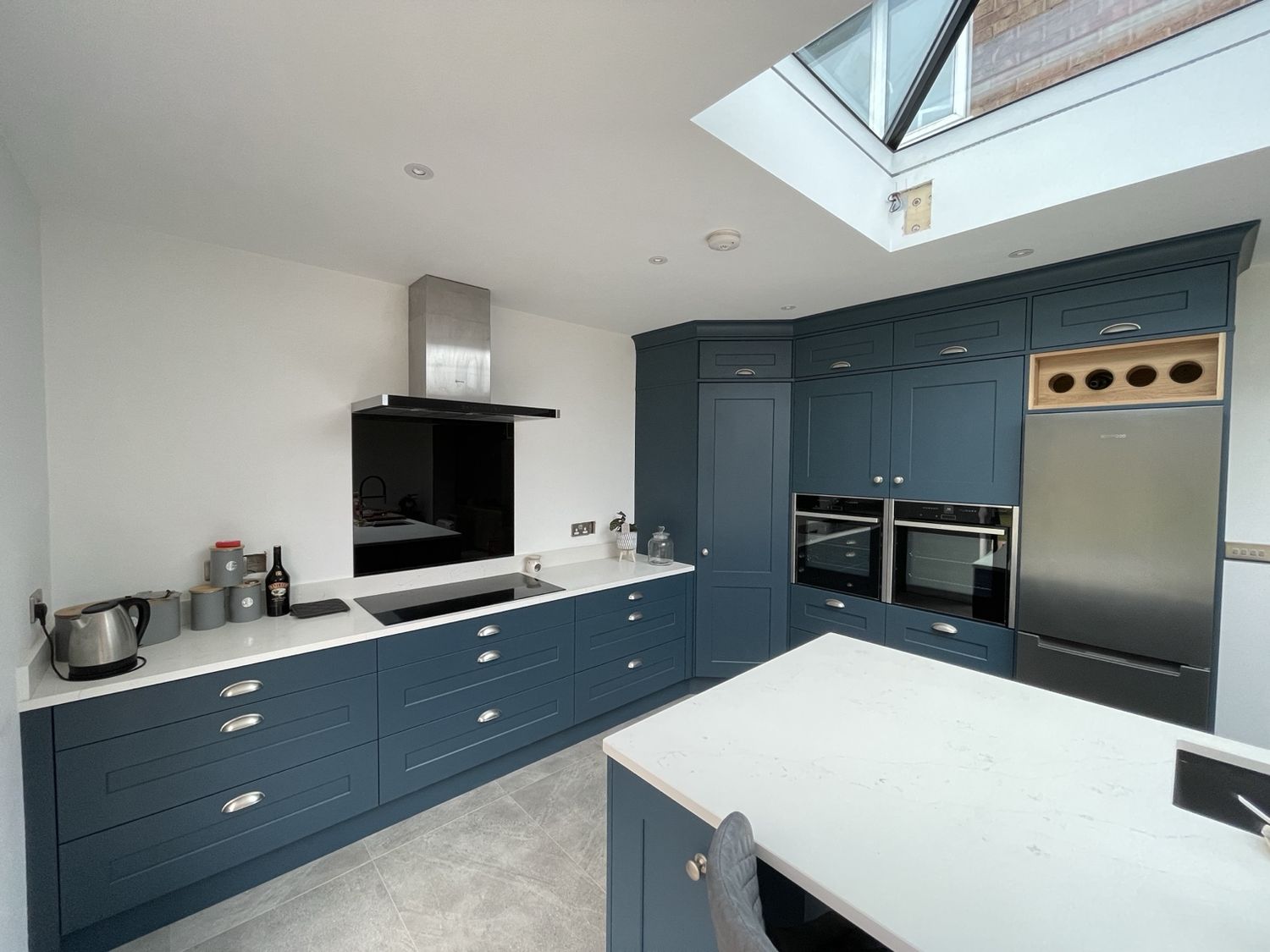 Deep Blue Shaker Kitchen photo