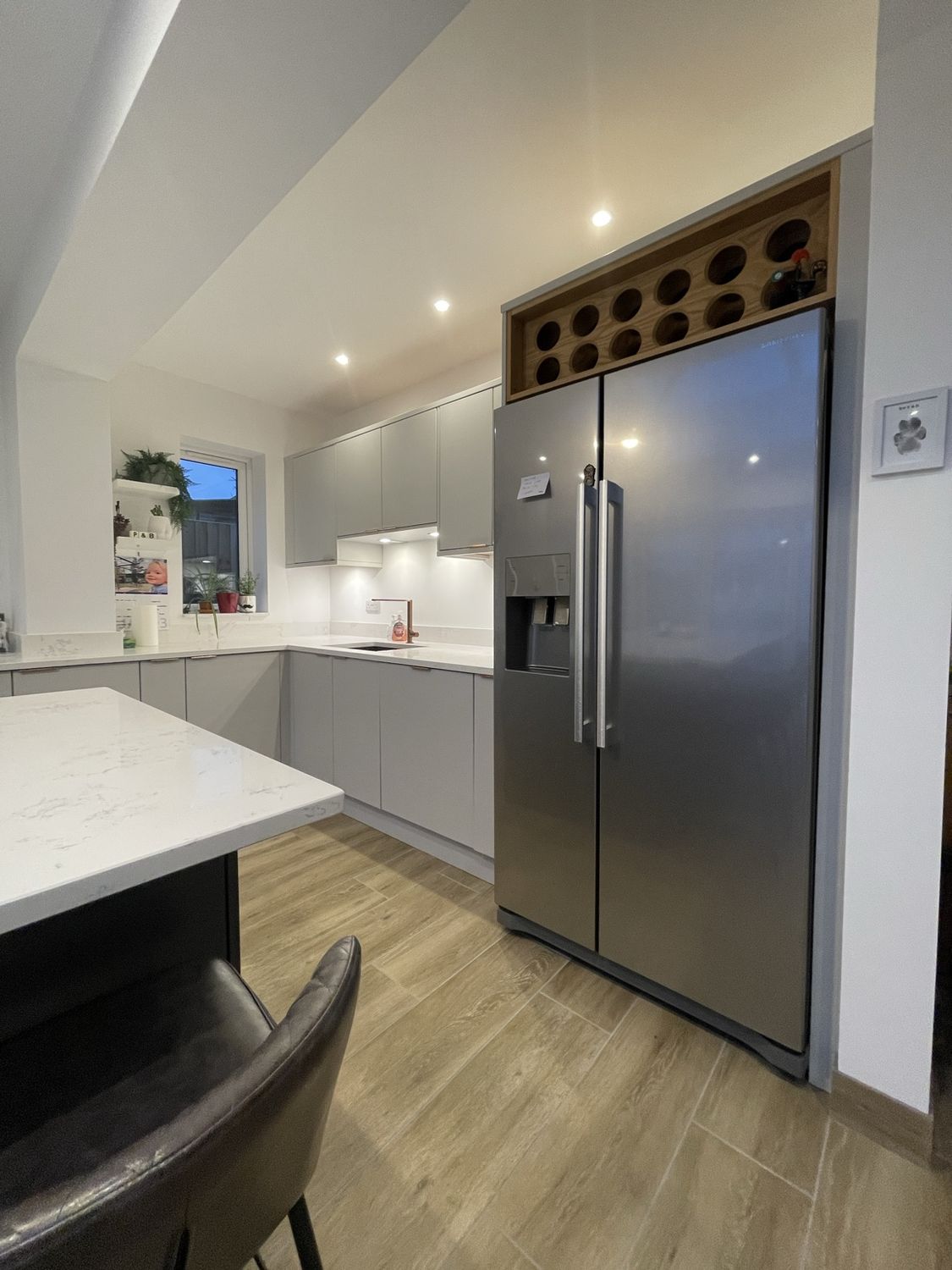 Contemporary Two-Tone Kitchen photo