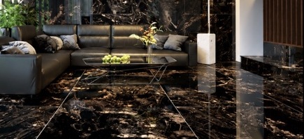 Magnifique polished porcelain detail